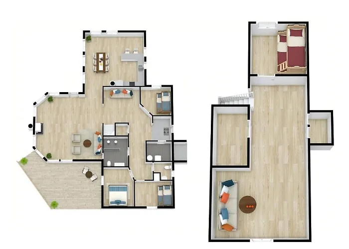 Hébergement de vacances Family With Panoramic View Near Vikerfjellet Honefoss