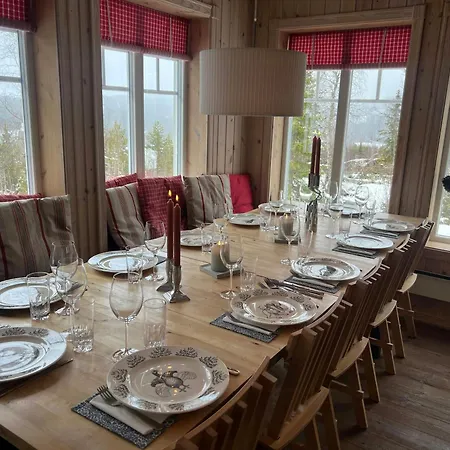 Family With Panoramic View Near Vikerfjellet Сasa de vacaciones *